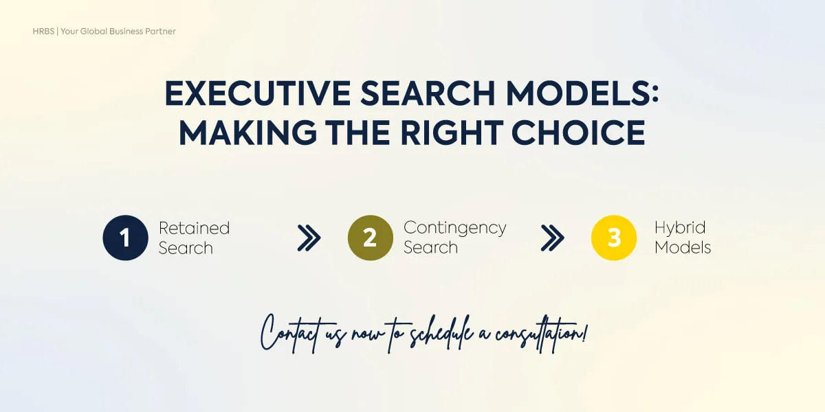 Different executive search models for hiring