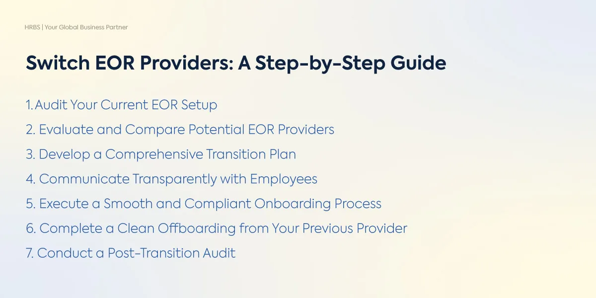 Guide to switch eor providers